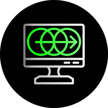 vektör izleyici simgesi illüstrasyonu