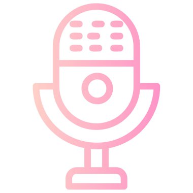 Radyo. Web simgesi basit illüstrasyon