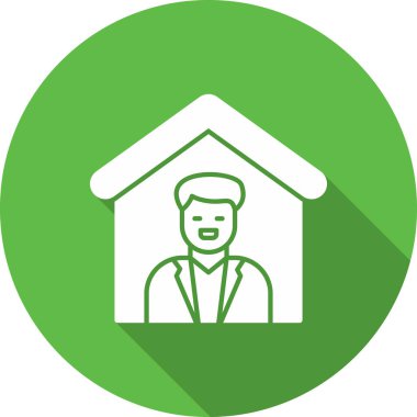 ev vektörü simgesi modern illüstrasyon