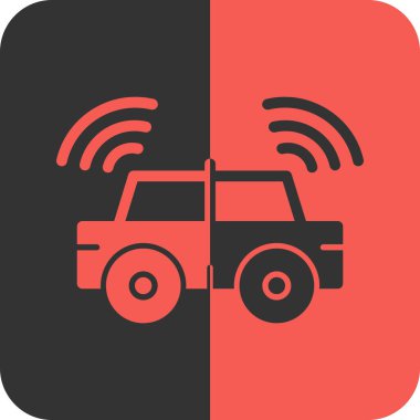 araba simgesi vektör illüstrasyonu