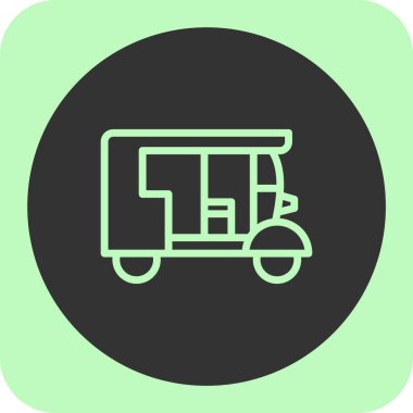 kamyon simgesi, vektör illüstrasyonu