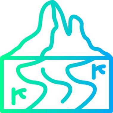 Bir haritanın vektör illüstrasyonu