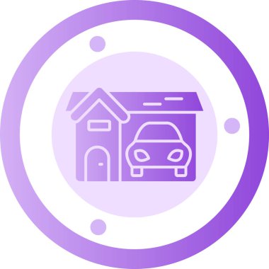 - Araba. Web simgesi basit illüstrasyon