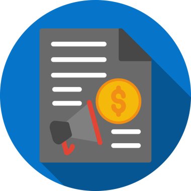 Rapor & belgesi için işletme yönetimi dairesi simgesi