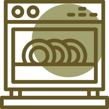 ev aletleri simgesi, vektör illüstrasyonu