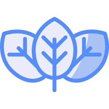 Bitki. Web simgesi basit illüstrasyon