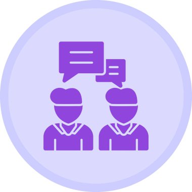 Konuş. Web simgesi basit tasarım