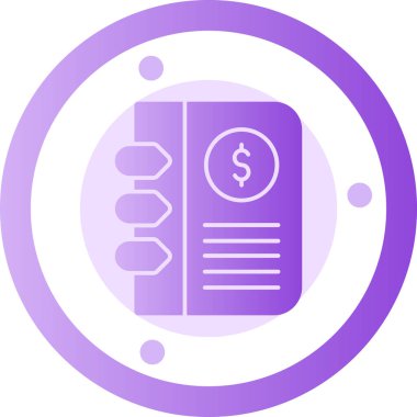 Para için. Web simgesi basit illüstrasyon