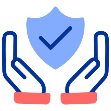 basit modaya uygun kalkan simgesi