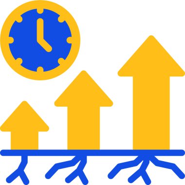 iş büyümesi ok simgesi