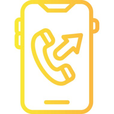 cep telefonu ikonu vektör illüstrasyonu