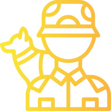 Miğferli bir adamın vektör çizimi