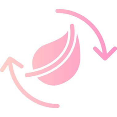 Yaprak ikonu vektör illüstrasyonu