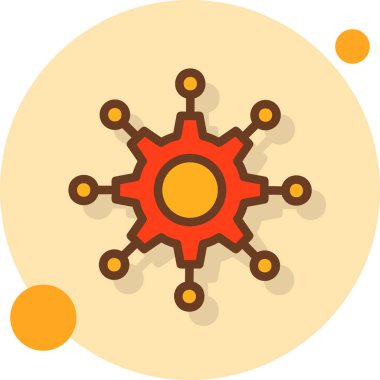 seo modern simgesinin vektör illüstrasyonu