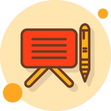 Palet simgesini boya, vektör illüstrasyonu