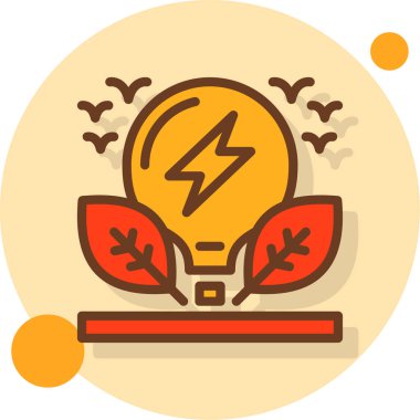 enerji simgesi modern vektör illüstrasyonu