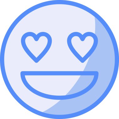 Özet biçiminde mutlu emoji yüzü simgesi