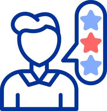 Yıldız. Web simgesi basit illüstrasyon