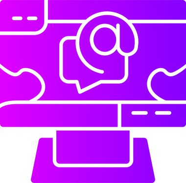 Konuş. Web simgesi basit tasarım