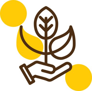 bitki ekolojisi çevre simgesi ana hat biçiminde