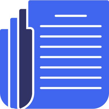 Belge. Web simgesi basit illüstrasyon