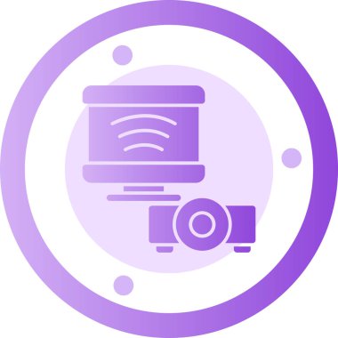 Kamera. Web simgesi basit illüstrasyon