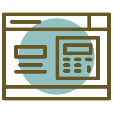 seo modern simgesinin vektör illüstrasyonu