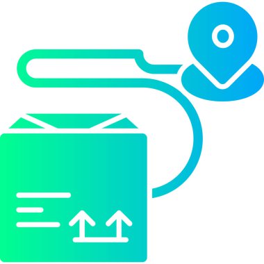 harita simgesi, vektör illüstrasyon tasarımı