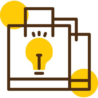 Ampulün vektör illüstrasyon simgesi