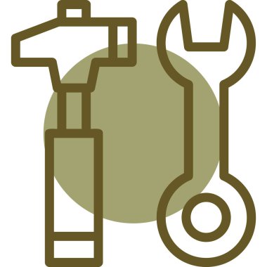 Bir bisiklet simgesinin vektör illüstrasyonu