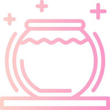 Kavanoz. Web simgesi basit illüstrasyon