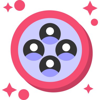 Kumarhane Web simgesi basit illüstrasyon