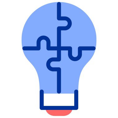 Fikir simgesi vektör illüstrasyonu