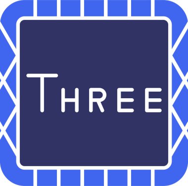 Üç küpün vektör illüstrasyonu