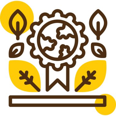 küresel ısınma ortamı simgesi