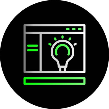 bilgisayar simgesi vektör illüstrasyonu