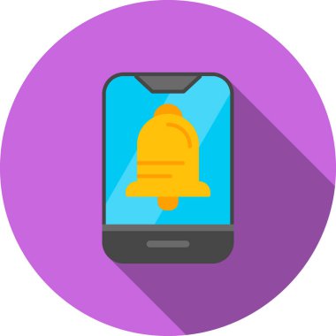 telefon vektör simgesi düz illüstrasyon