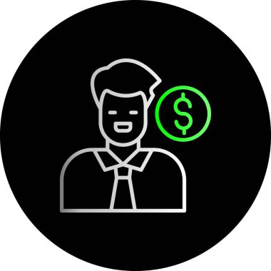 para simgesi soyut arkaplan grubunda izole