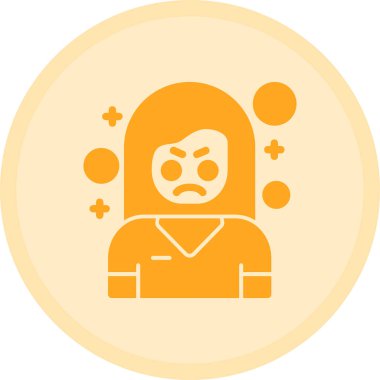 Vektör çizimi, bir kişinin yüzü