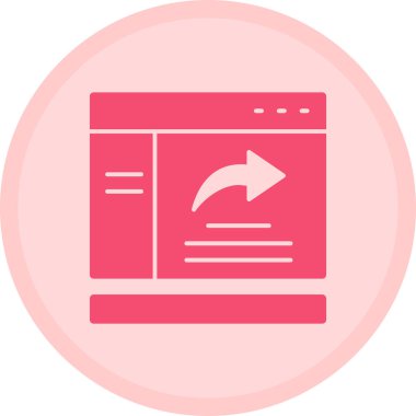 Web simgesi vektör illüstrasyonu