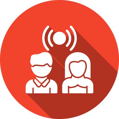 Müşteri hizmeti vektör simgesi modern illüstrasyon tasarımı