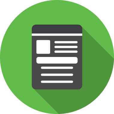 kitap düz vektör simgesi