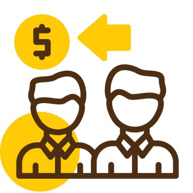 iş finans yönetimi simgesi - özet biçimi