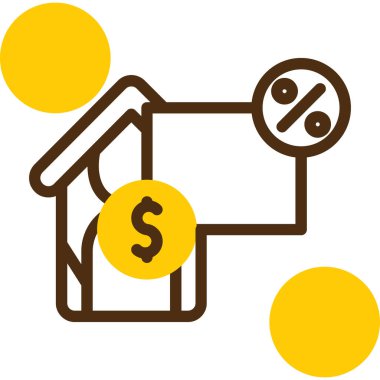 Bir dolar işaretinin vektör illüstrasyonu