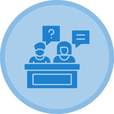 Bir kadın simgesinin vektör illüstrasyonu