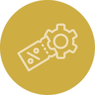 Modern simgenin vektör illüstrasyonu