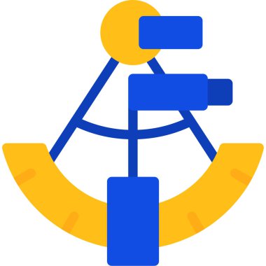 Bayrak. Web simgesi basit illüstrasyon