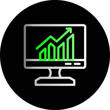 seo modern simgesinin vektör illüstrasyonu