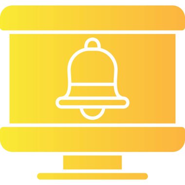 Zil. Web simgesi basit tasarım