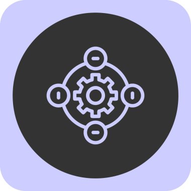 vector settings icon illustration